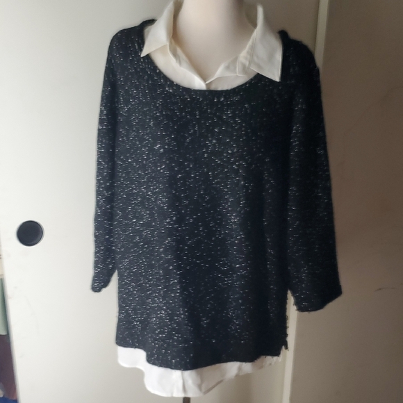 Karl Lagerfeld Sweaters - Women's Black Sweater Blouse
